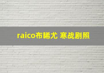 raico布睎尤 寒战剧照